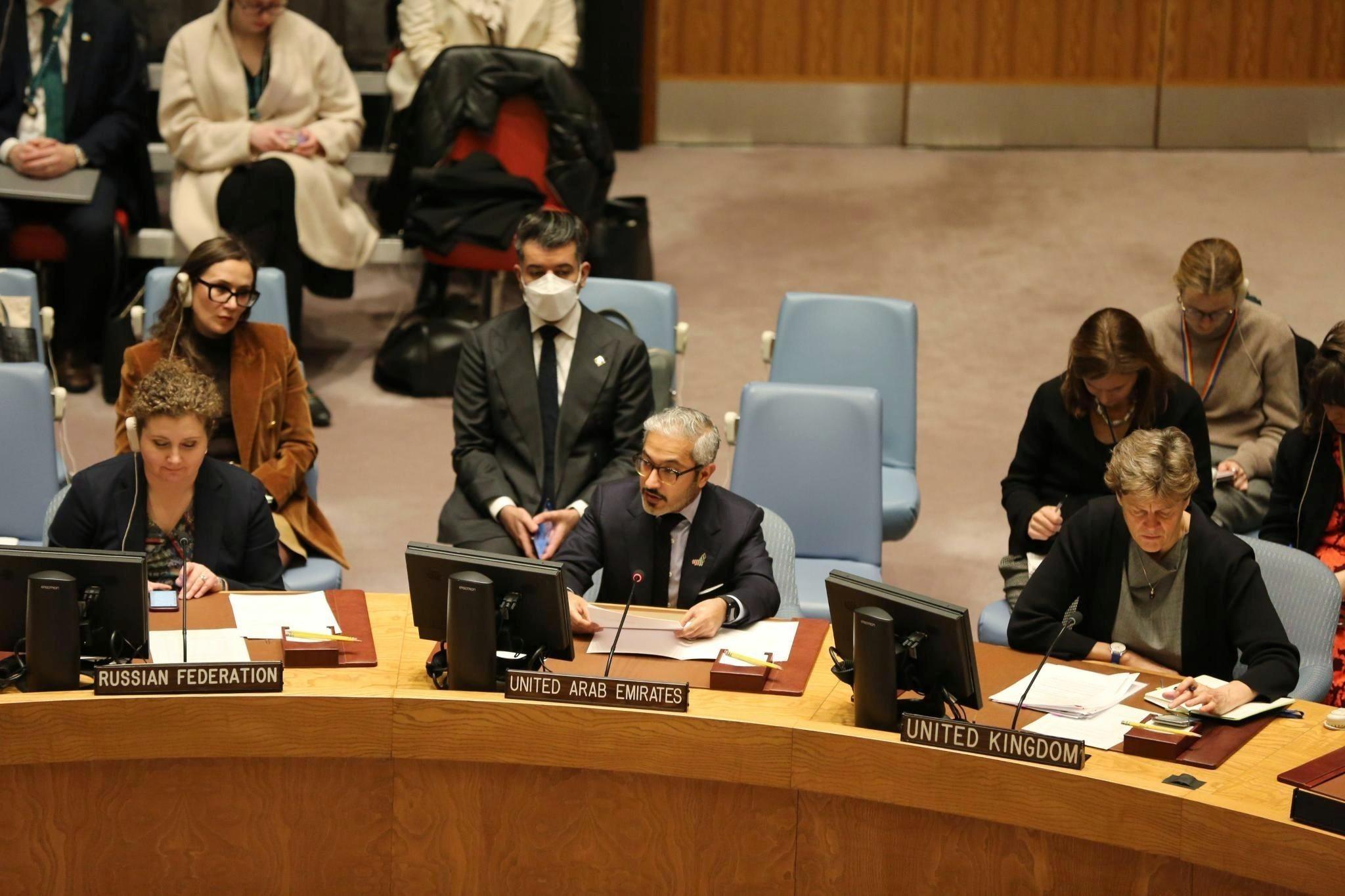 UAE Explanation of Vote at the UN Security Council Meeting on General ...
